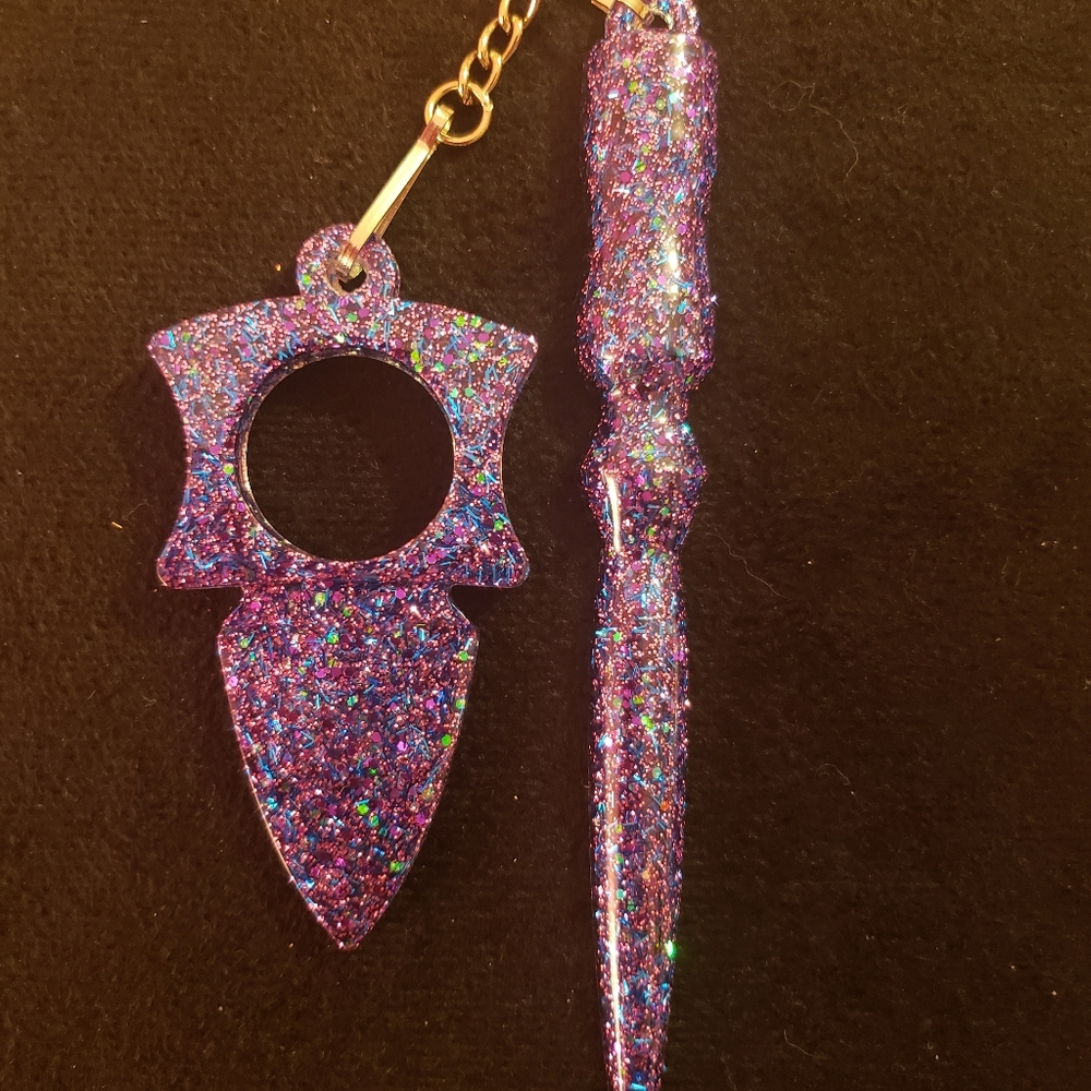 Galaxy Glitter Self Defense Key ChainSet